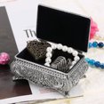 thumbnail image 2 of Boîte à Bijoux en Métal de Style Européen Boîte de Rangement de Maquillage de Bijoux Performance Inégalée, 2 of 5
