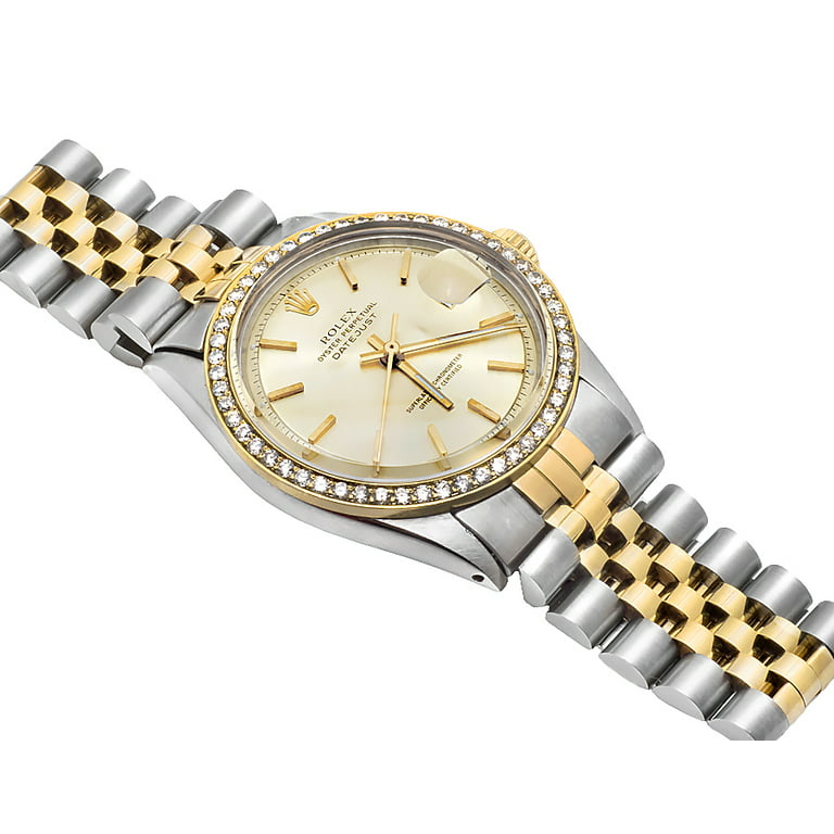 Ønske th At søge tilflugt Rolex Rolex Datejust 18k 2 Tone Stainless Steel Jubilee Bracelet Diamond  Watch (2 ct) - Walmart.com
