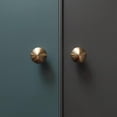 thumbnail image 6 of 2Pcs Solid Brass Brushed Ball Furniture Door Hardware Handles and Pulls with Screw for Dressers,Drawers, Bathroom,Wardrobe,Bookcase, 6 of 8