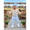 thumbnail image 3 of RUINIXCW Baby Boy Fall Outfit Long Sleeve Sleeping Dragon Print Romper, Pants, Hat, 3 of 8
