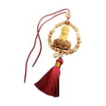 thumbnail image 5 of BAOSITY Car Rearview Mirror Pendant Buddha Figurine Feng Shui Decor Decorative Auto Interior Decoration Car Hanging Ornament for Car Type B, 5 of 8