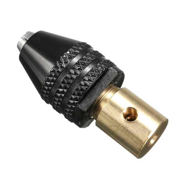 Three jaw Head Brass Center Shaft Mini Drill Chuck Durable Clamp