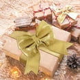 thumbnail image 6 of Christmas Ribbon Metallic Glitter Ribbon Sparkly Wired Edge Ribbon Fabric Ribbons Craft Ribbons for Gift Wrapping Crafts Sewing Christmas Tree Wreath Wedding Home Decorations,10 Yards,2.5 in,Gold, 6 of 8