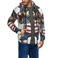 thumbnail image 2 of Honeii Patriotic Boxing Bear Art Print Hoodies for Men, Pullover & Full Zip, Breathable Zip up Hoodie, Sweatshirt-3X-Large, 2 of 5