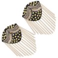 thumbnail image 3 of Fashionable Rivet Shoulder Board Mens Shoulder Pads Clothing Decoration Golden Size 4.5×3.9×3.3In 1Pair, 3 of 5