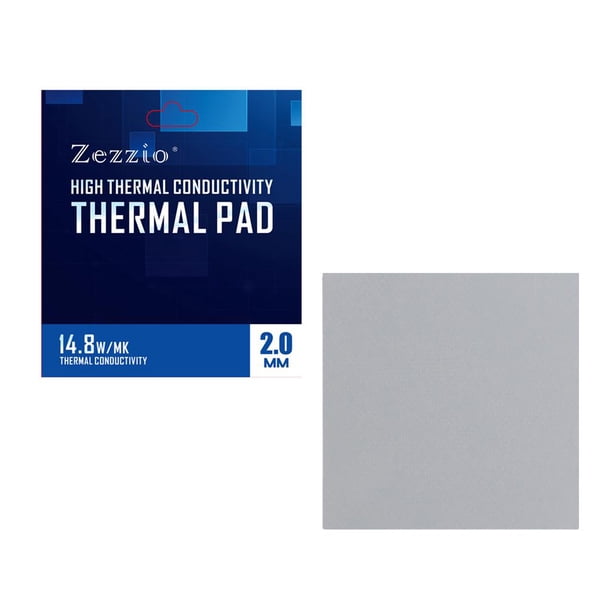 Almohadilla térmica de grasa de 120 x 120 mm para disipadores de CPU, memoria SSD, disipador eficiente 120x120x2.0mm
