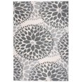 thumbnail image 2 of Tapis Modernes de Conception de Cercles Floraux 7'6" X 9' 5" Gris, 2 of 2