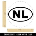 thumbnail image 2 of Netherlands NL Self-Inking Rubber Stamp Ink Stamper - Black Ink - Medium 1 Inch, 2 of 7