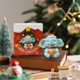 thumbnail image 5 of JoyMoreHome Christmas Miniature Figurines Christmas Gift Toys for Kid,Santa Claus Snowman Reindeer Christmas Tree Reindeer Gifts Mini Resin Landscape for Xmas Home Party Cake Toppers Decor, 5 of 6