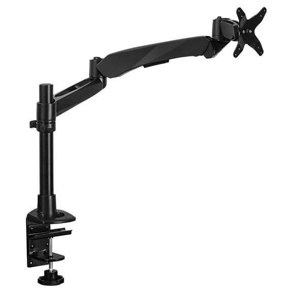 Mount-It! Professional Spring Arm Single Monitor Desk Mount, Up To 32" Screens, Black