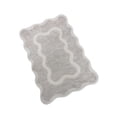 thumbnail image 2 of Clearance Ivory Scallop Wool Indoor Area Rug,Non Slip Quick Dry Absorbent Bath Rugs Machine Washable - 16x24, 2 of 9
