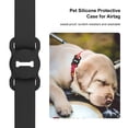 thumbnail image 3 of Soporte para collar de perro Airtag DLENP, silicona, rastreo GPS, negro, 3 of 8