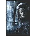 thumbnail image 2 of Women's The Lord of the Rings Fellowship of the Ring Aragorn Poster  Graphic Tee Black Small, 2 of 4