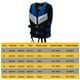 thumbnail image 5 of Chalecos salvavidas para adultos Chaleco salvavidas de neopreno Deportes acuáticos para canotaje Kayak (Azul L) Hugtrwg  Para Estrenar, 5 of 9
