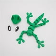 thumbnail image 2 of 1set 3D Printed Gecko With Movable Joints, 3D Printed Articulated Gecko Flexible Gecko, 3D Printed Action Animal Fidget Home Office Decor Christmas Birthday, 2 of 8