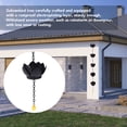 thumbnail image 3 of Gutter Chain, Weatherproof Hanging Rain Chain Easy To Install Rustproof  for Garden Porch Pavilion Deck, 3 of 7
