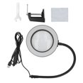 thumbnail image 3 of Lámpara de aumento Luz LED Brazo flexible ajustable Lámpara de escritorio con lente de vidrio 5X para lectura de soldadura VoborMX herramienta, 3 of 8