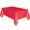 Red, variant on Rectangle Vinyl Tablecloth, Waterproof Spillproof Plastic Flannel Backed Table Cloth, Wipe Clean Table Cover for Dining Table, Buffet Parties and Camping (6ft x 4.5ft)