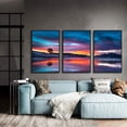 thumbnail image 3 of IDEA4WALL Framed Wall Art Print Set Rainbow Sky Reflection on Icelandic Lake Nature Wilderness Photography Realism Rustic Scenic Colorful Ultra for Living Room, Bedroom, Office - 24"x36"x3 Black, 3 of 4