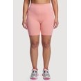 thumbnail image 3 of Women's Plus Size High Waisted Ribbed Knit Seamless Bike Shorts, 3 of 4