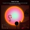 thumbnail image 3 of Sunset Projection Lamp Smart Sunset Light Projection with App Control Remote Control , 16-Color Variable Mode Sunset Lamp USB Charging LED Lighting, FYBTO tic Night Light for Taking Pictures, 3 of 5