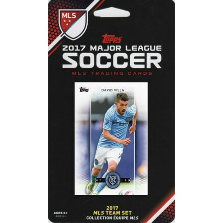 Mls Soccer Trading Cards - New York City FC 2017 Topps MLS Soccer Factory Sealed 9 Card Team Set with Thomas McNamara and David Villa plus