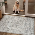 thumbnail image 4 of SIXHOME 2'x3' Small Entry Rug Door Mat Machine Washable Rug Vintage Medallion Door Rug for Entryway Welcome Mat Kitchen Rug Bathroom Rug Bedroom Rug Indoor Retro Home Decor Taupe, 4 of 7