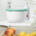 thumbnail image 3 of Oggi Prep, Store & Serve Plastic Bowl w/See-Thru Lid- Dishwasher, Microwave & Freezer Safe, (2.6 qt) Blue w/Dk Blue Lid, 3 of 7
