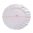 thumbnail image 4 of Housse de Drap Princesse en Coton Ronde Surmatelas Drap Literie 220 cm Blanc, 4 of 4