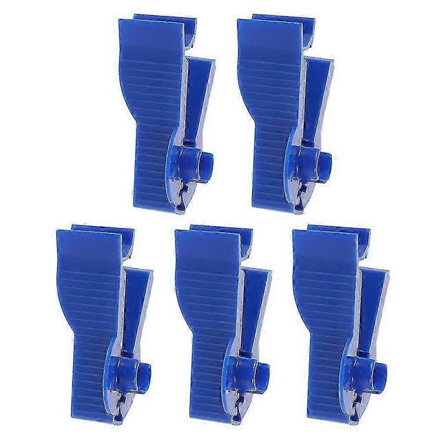 5 Pcs Dialysis Clamp Blue Tubing Clip Catheter Clamp Blue Tubing Clamp Flow Control Clip