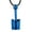 Blue-Necklace, variant on Car Parts Stainless Steel Piston Cremation Urn Necklace For Men Keepsake Memorial Jewelry Hold Ashes