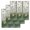 Green, variant on Blue Spring Floral Kitchen Dish Towels for Drying Dishes Set of 4, Summer Butterfly Farmhouse Waffle Weave Microfiber Hand Tea Bathroom Towels Quick Dry & Absorbent Towel 15.7x23.6