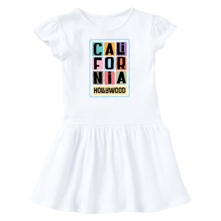 

Inktastic Hollywood California Vintage Gifts Gift Baby Girl Dress