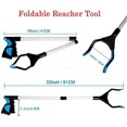 thumbnail image 4 of Pinza plegable - Juego de 2 - Pinza ergonómica y ligera - Para recogida de residuos - 81,3 cm, 4 of 7