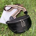 thumbnail image 4 of MUSOIE Small Crossbody Sling Bag for Women Fanny Packs PU Leather Chest Belt Bag Anti Theft Purse, 4 of 9