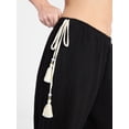thumbnail image 4 of No Boundaries Side Tie Gauze Beach Pants, Women's XXS-XXL, 4 of 5