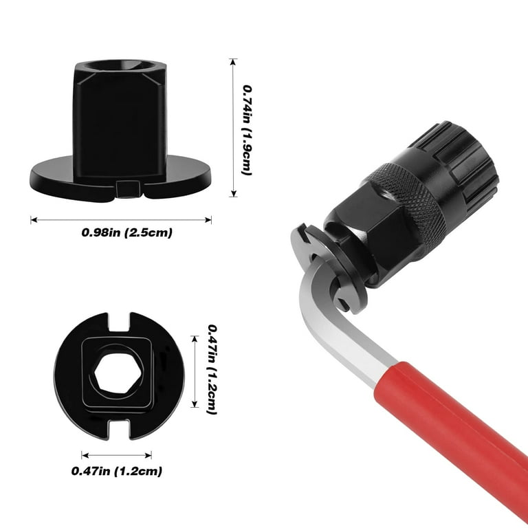 Oumers Bike Cassette Removal Tool, Chain Whip, Chain Wrench