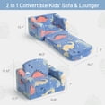 thumbnail image 2 of Silla y sofá para niños pequeños, sofá 2 en 1, grueso y cómodo, Aodisman, 2 of 8