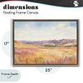thumbnail image 4 of Stupell Industries Southwestern Pastel Valley Panorama Brown Floating Frame Canvas Art, 25 x 17, by Petals Prints Design, 4 of 8