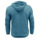thumbnail image 5 of pstuiky camisa de manga larga para hombre, Camiseta informal de manga larga con capucha y botones para hombre, con bolsillos dobles, color liso top de hombre l, 5 of 6