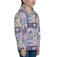 thumbnail image 3 of Sikiie Lavender Flowers Youth Hoodie Sweatshirt Pullover Hooded Classic Casual Essentials Hoodiefor Boys Girls Kids -, 3 of 6