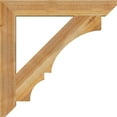 thumbnail image 3 of Ekena Millwork 4"W x 30"D x 30"H Balboa Slat Rough Sawn Bracket, Western Red Cedar, 3 of 4