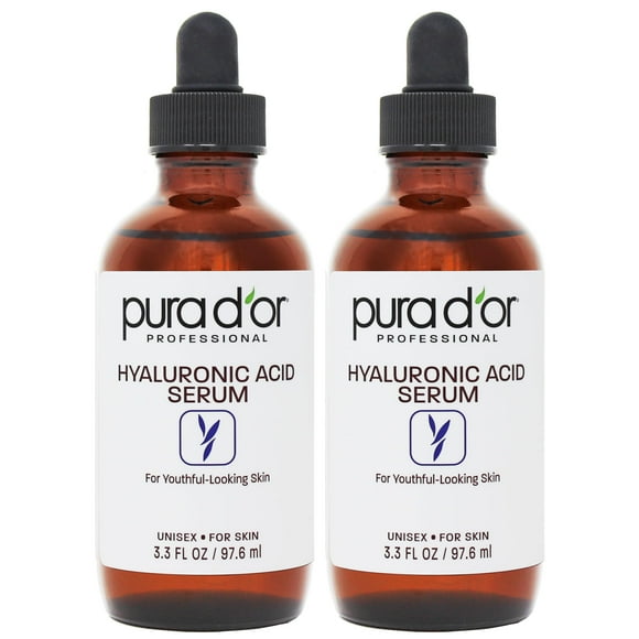 Sérum PURA D'OR Ácido Hialurónico 200 ml x2 (400 ml) antienvejecimiento