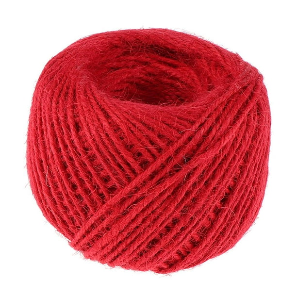 Burlap String Twine Rope Ball DIY Accessories Gardening Packing Red 