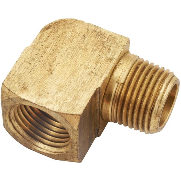 Anderson Metals 756116-04 1/4-Inch  Low Lead Brass 90-Degree   Angle Street Elbow