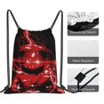 thumbnail image 4 of Stumble Guys Pattern Drawstring Bags Backpack Bag Cute Colorful Drawn Prints Drawing Sport Gym Sack Drawstring Bag String Bag Yoga Bag for Men Women Boys Girls, 4 of 5