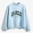 thumbnail image 4 of MEZZALL Women Sweatshirts Letter Printed Long Sleeve Autumn Winter Crewneck Pullover Basic Daily Outdoor Birthday Travel Tops, 4 of 5