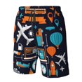 thumbnail image 4 of Vsdgher Creative Transport Men's Beach Shorts, Surfing shorts, Swim trunks, Quick Dry Swim Trunks for Surfing Beach Fun -Large, 4 of 6