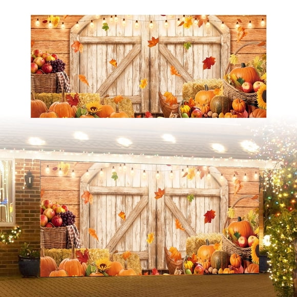 TIELUTT Thanksgiving Large Heavy Duty Garage Durable for Outdoor and Indoor Sports Events Parties and Bunting Banner Home Banner Small Garden Flags for outside Wall Flag Holder Indoor Flag Banner Kid