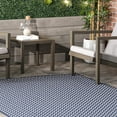 thumbnail image 7 of nuLOOM Camryn Herringbone Indoor/Outdoor Area Rug, 2' x 6', Runner, Camryn Navy, 7 of 7